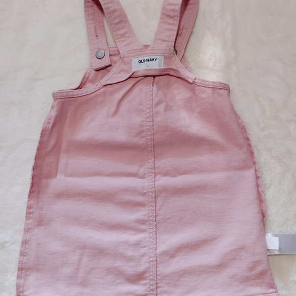 Old Navy Girls Pink Overall Dress Skirt Size 4T - Picture 7 of 8